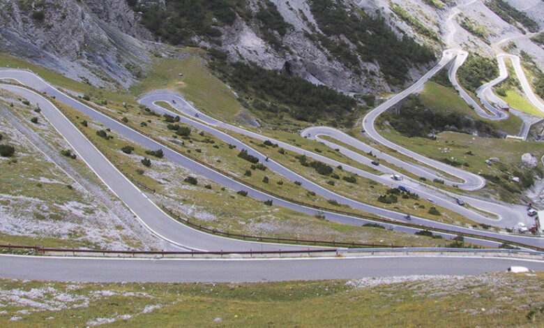 » passo stelvio bochten