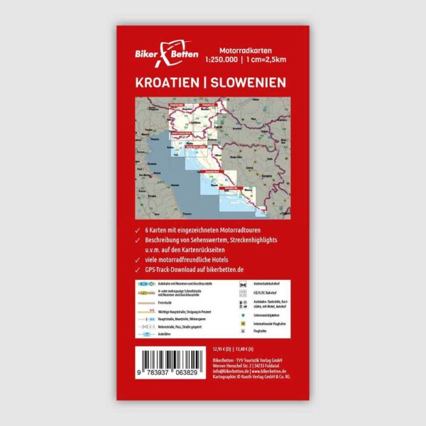 Motorkaartenset KROATIË SLOVENIË » BB TKS Kroatien Slowenien Backcover