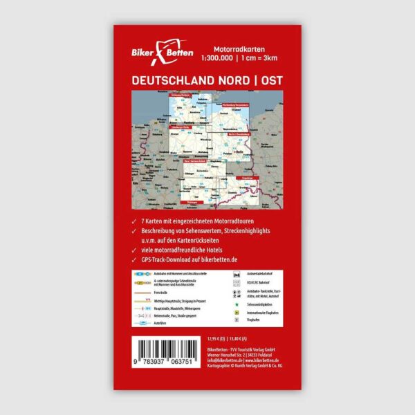 Motorkaartenset DUITSLAND Noord-Oost » BB Tourenkarten Set Deu Nord Backcover