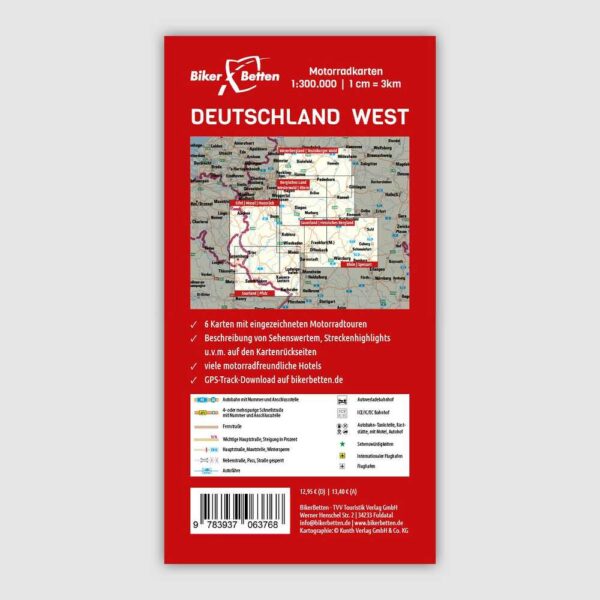 Motorkaartenset DUITSLAND West » BB Tourenkarten Set Deu West Backcover