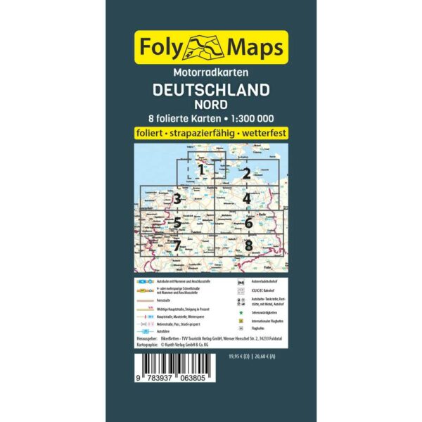 Motorkaarten Duitsland Noord