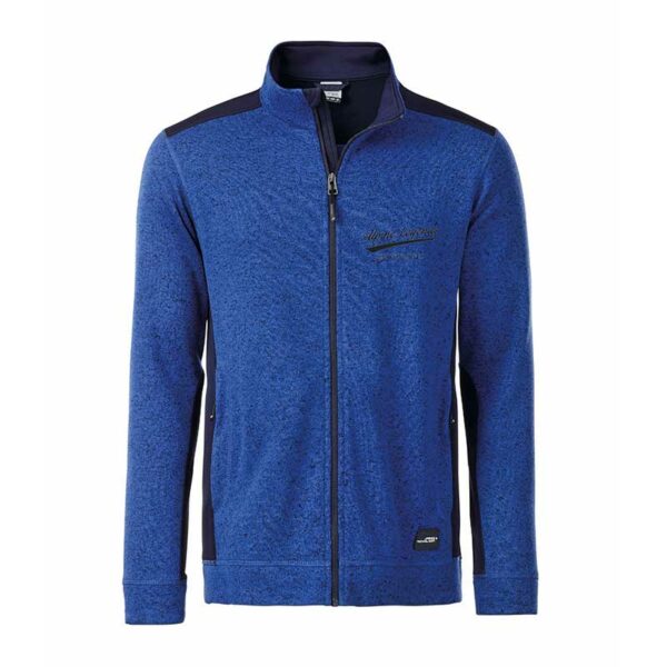 » JN862 blau melange navy F logo web