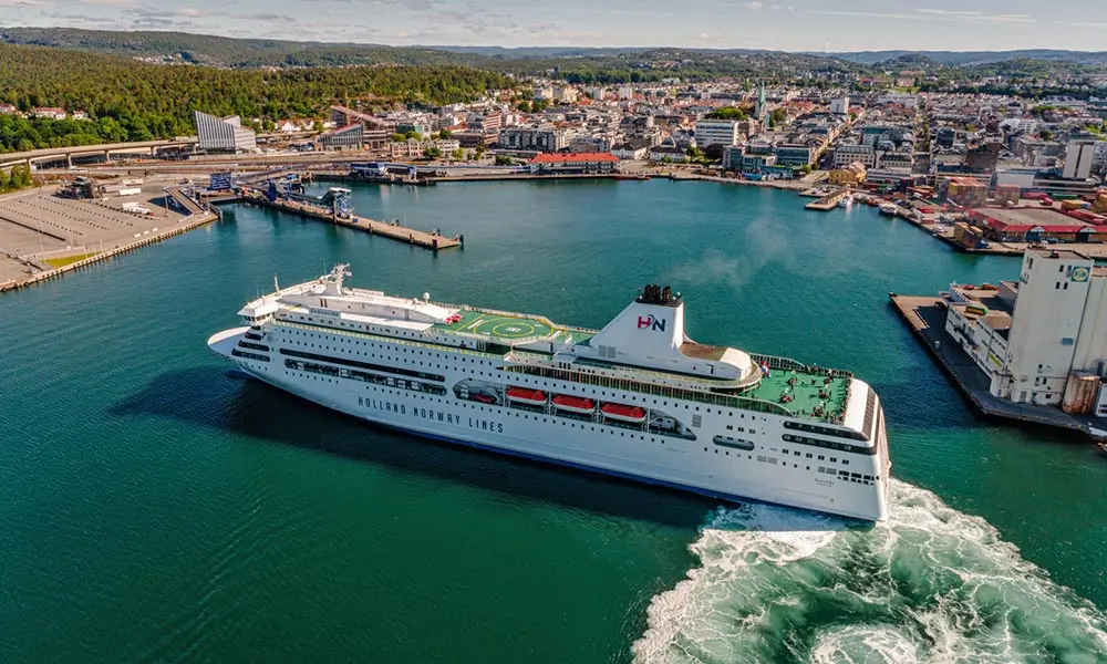 Noorwegen veerboot zal in 2023 uit Emden vertrekken » 1 Noorwegen veerboot Holland Norway Lines