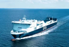 DFDS ferry naar Ierland